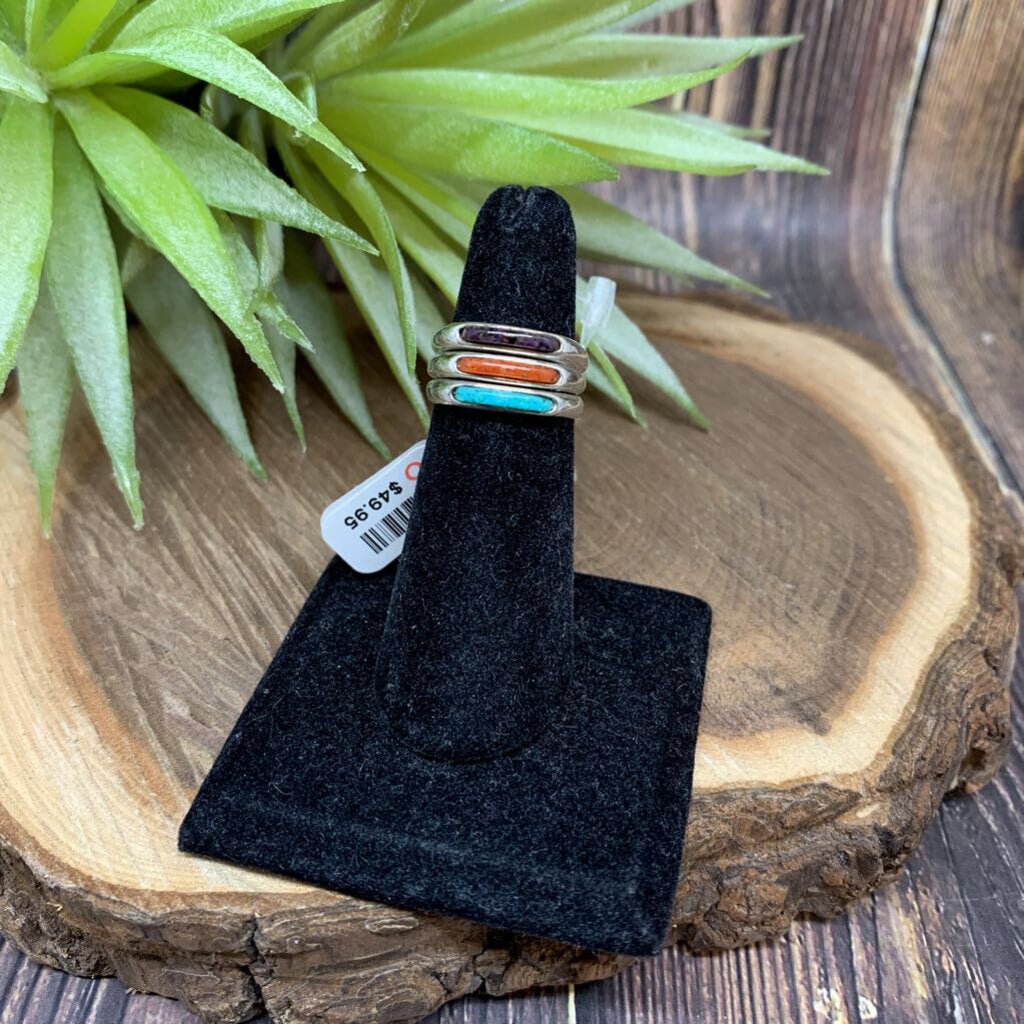 Carolyn Pollack Stacking Ring Set