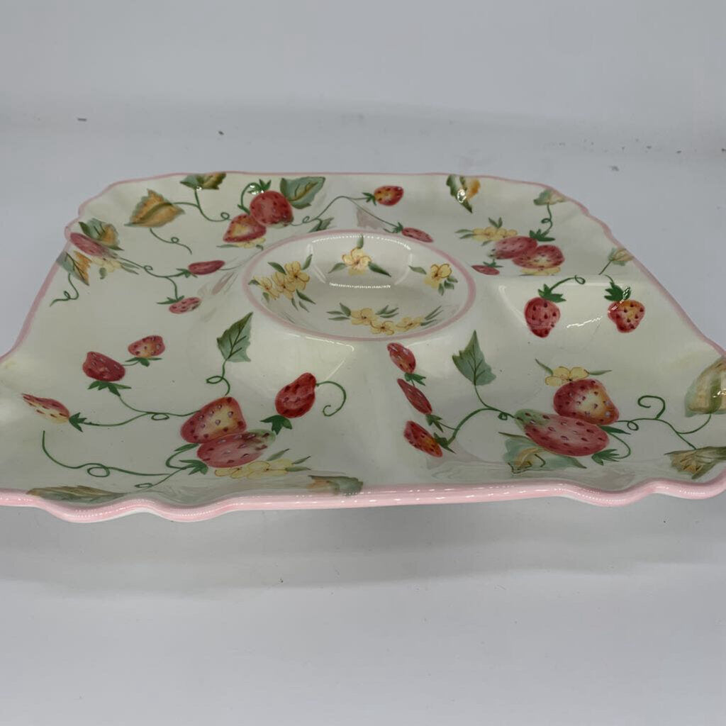 Strawberry Divided Dish