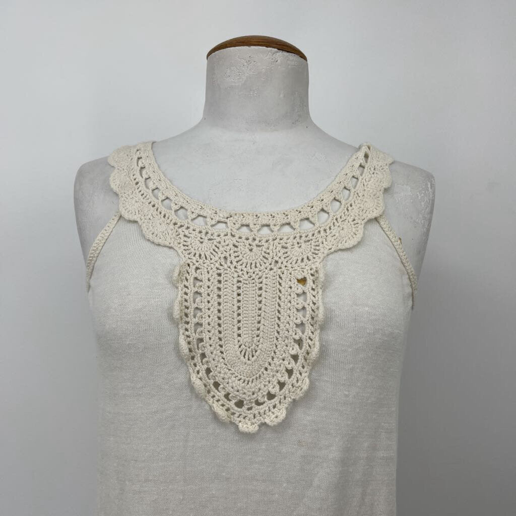 BR Slvls Crochet Trim Shirt