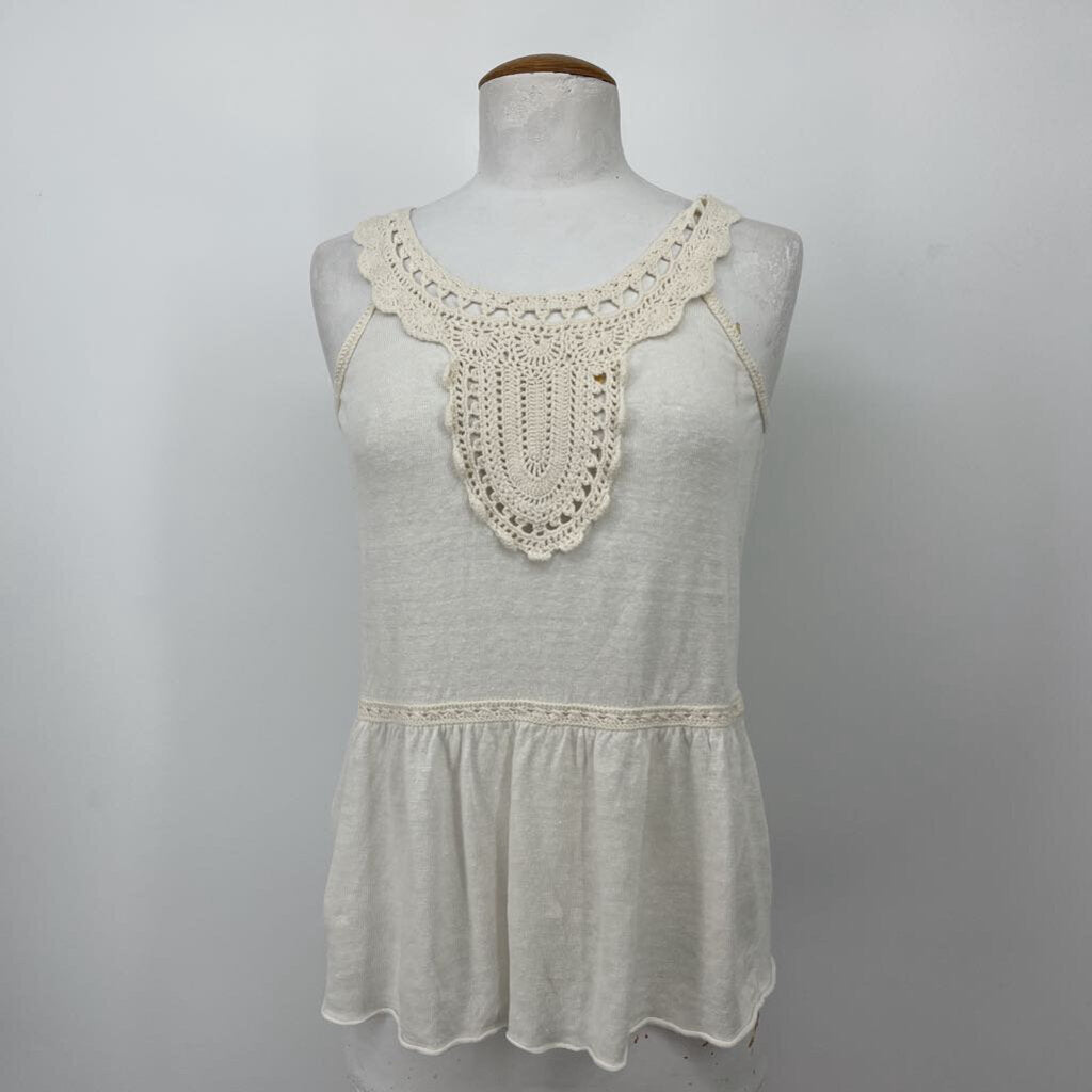 BR Slvls Crochet Trim Shirt