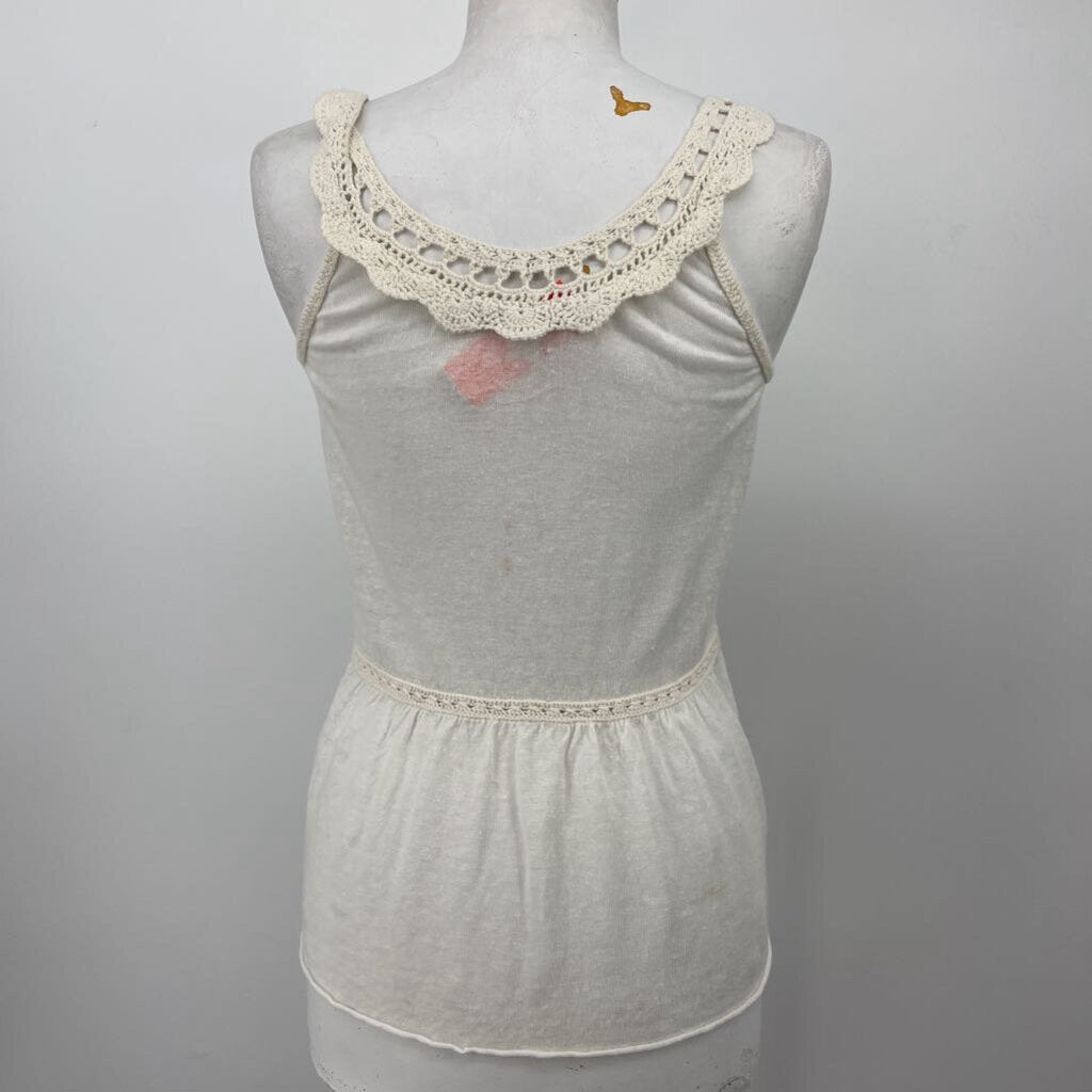 BR Slvls Crochet Trim Shirt