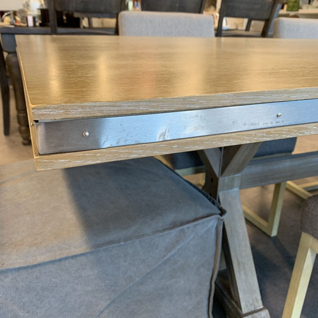 Wood Dining Table & 6 Chairs