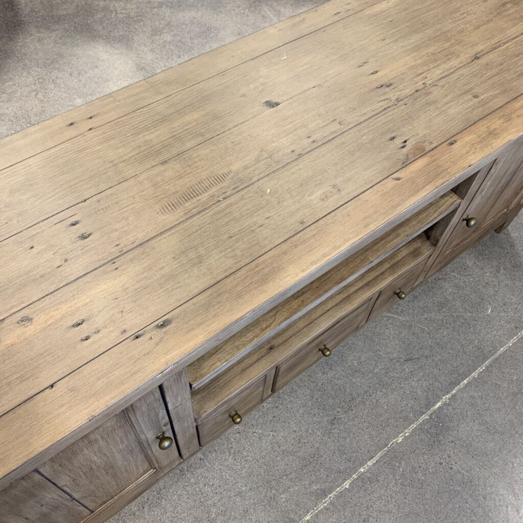 Wood Media Cabinet