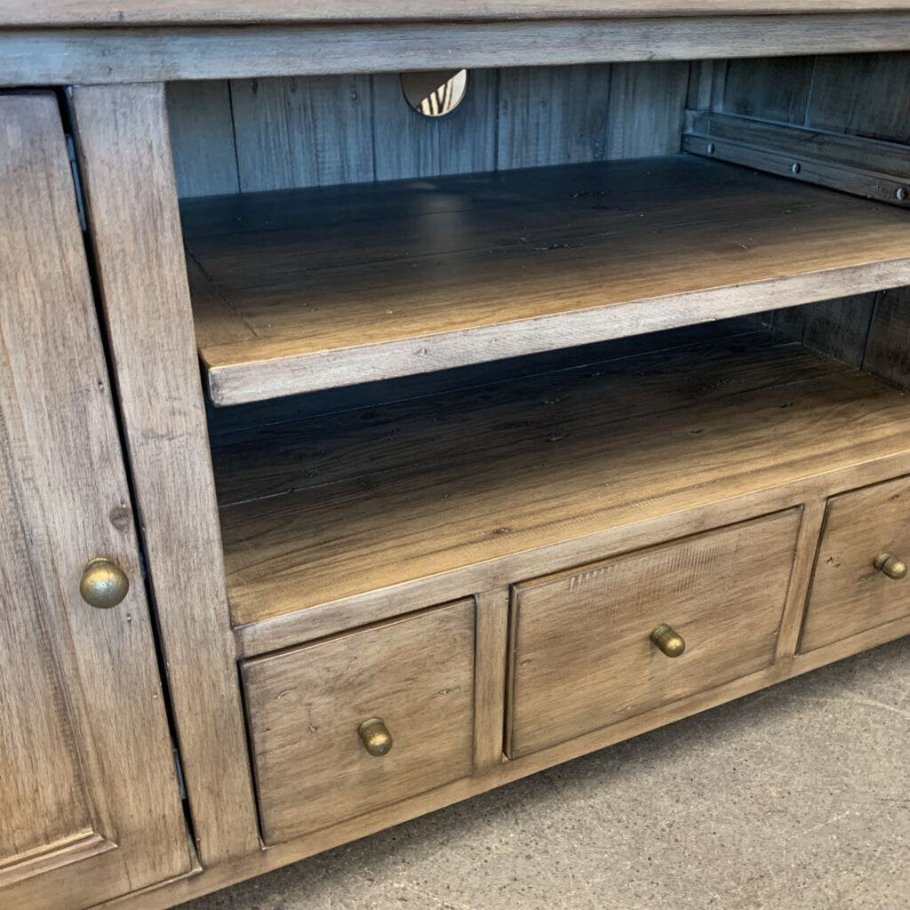Wood Media Cabinet