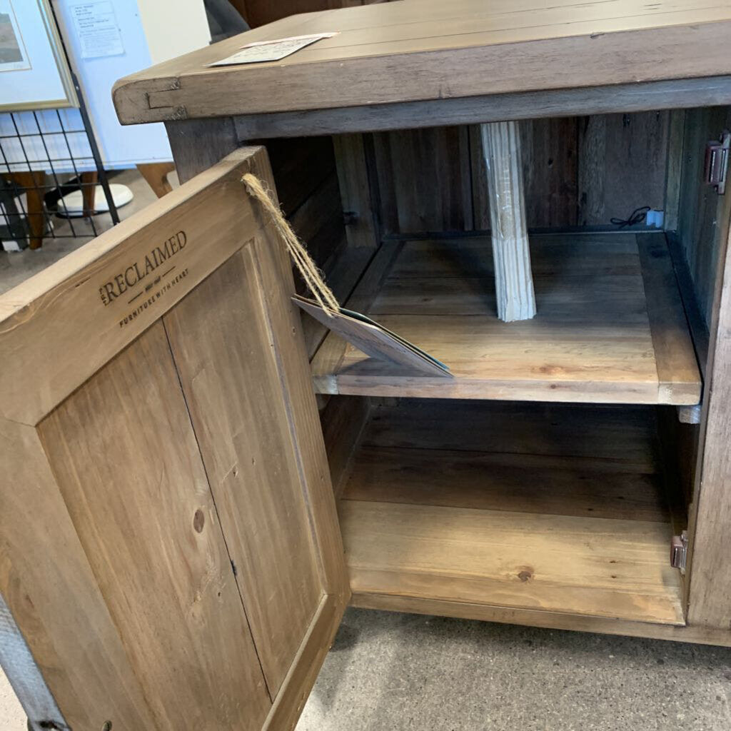 Wood Media Cabinet