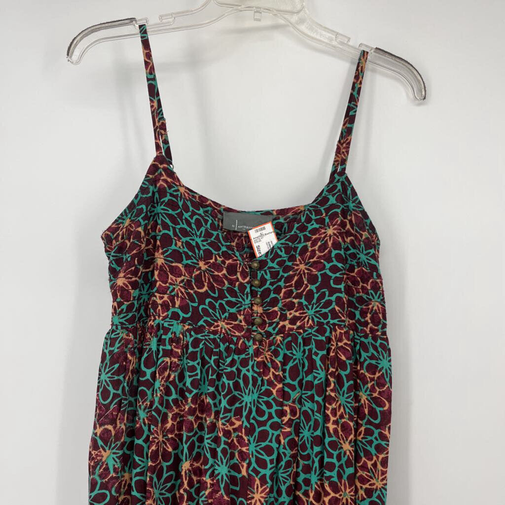 Anthropologie Slvls Flora Jumpsuit