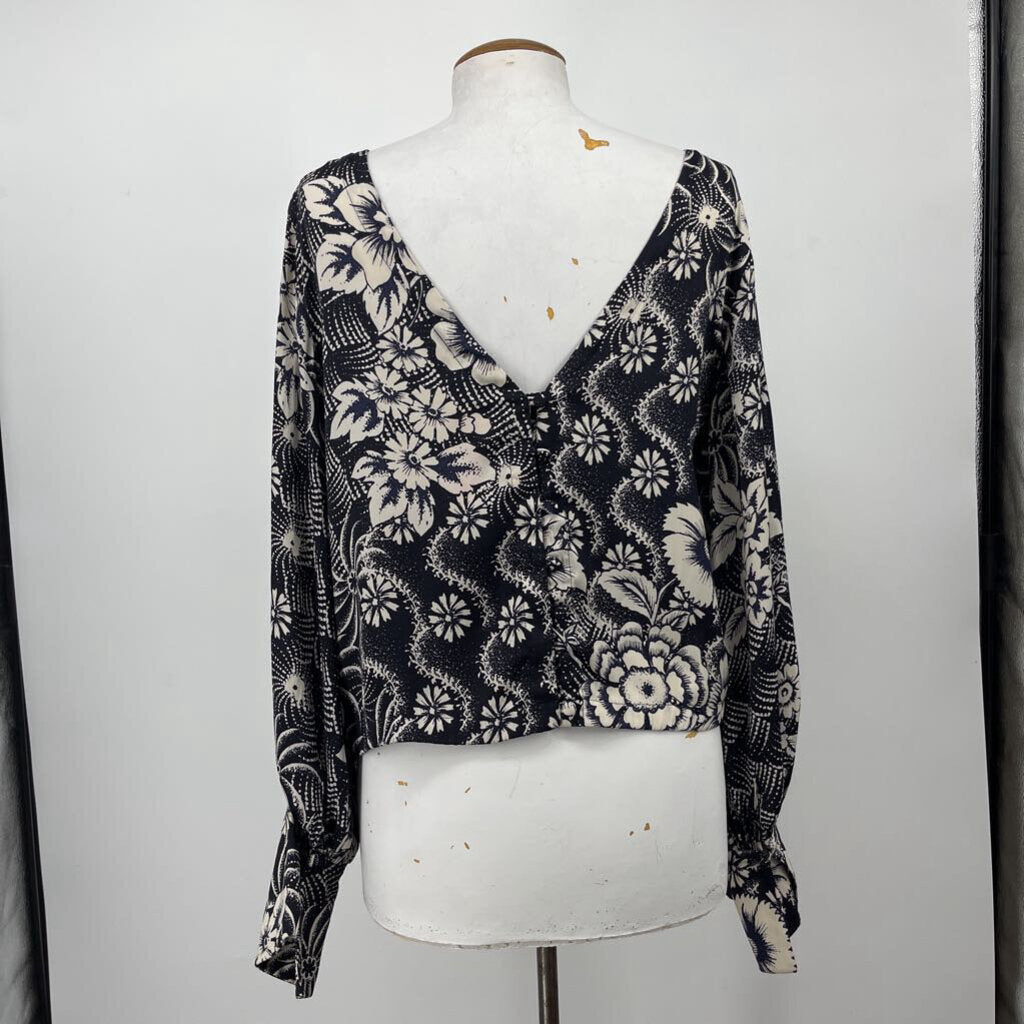 Anthropologie L/s Floral Shirt