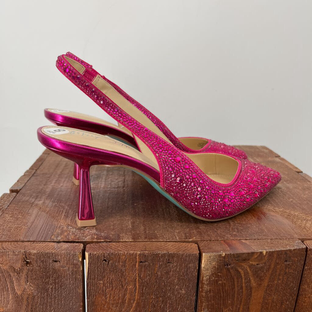 Betsey Johnson Rhinestone Heels