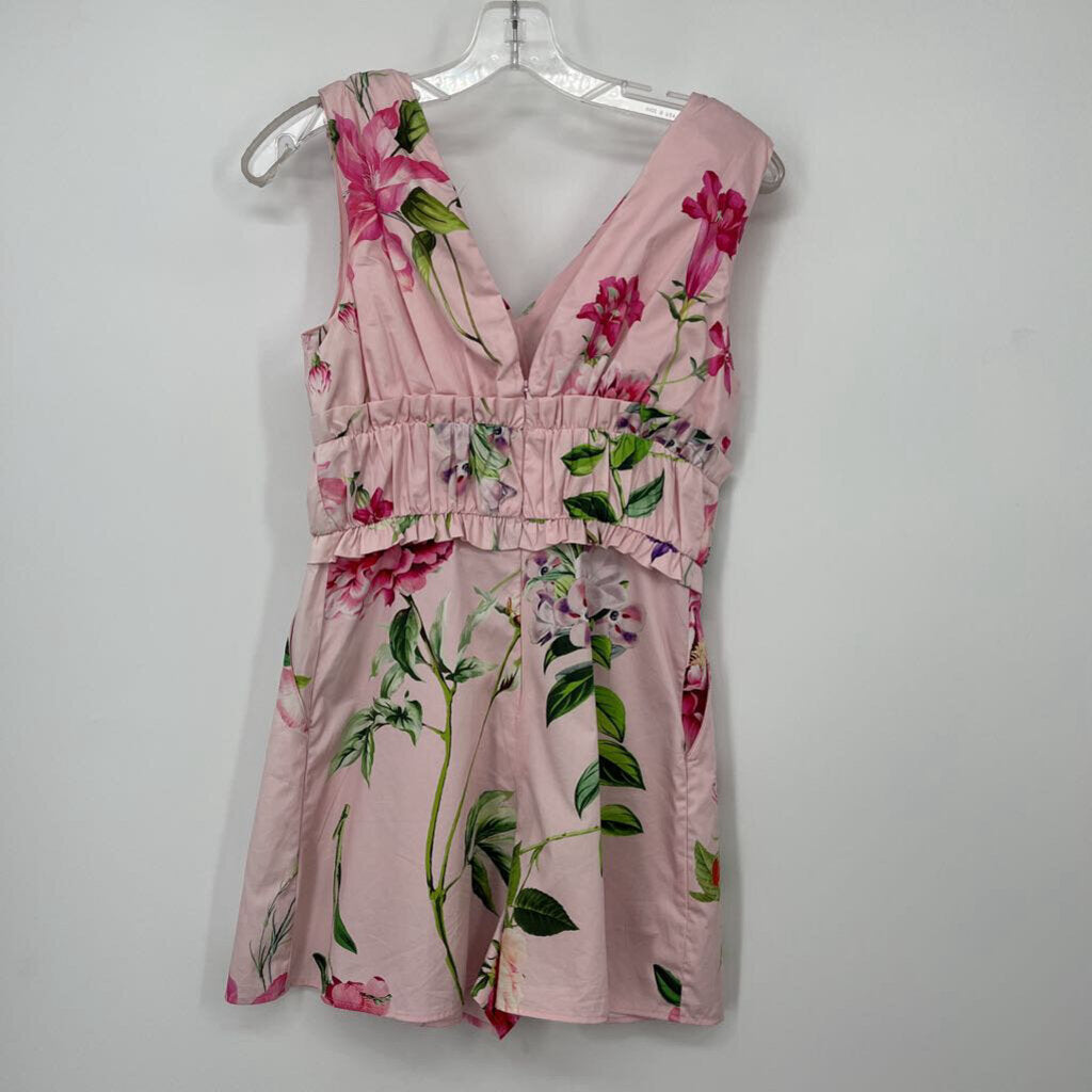 Express Sleeveless Floral Romper