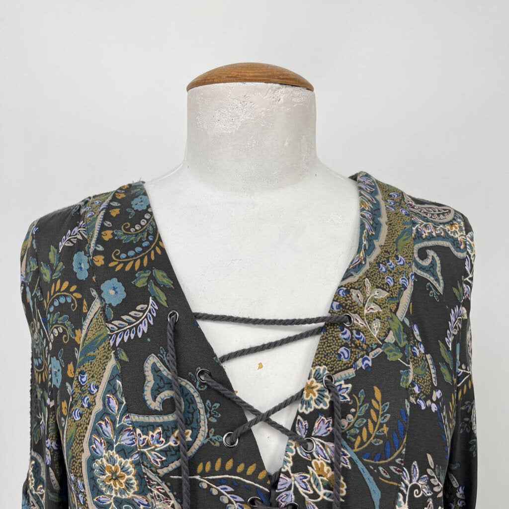 Free People L/s Floral Dress