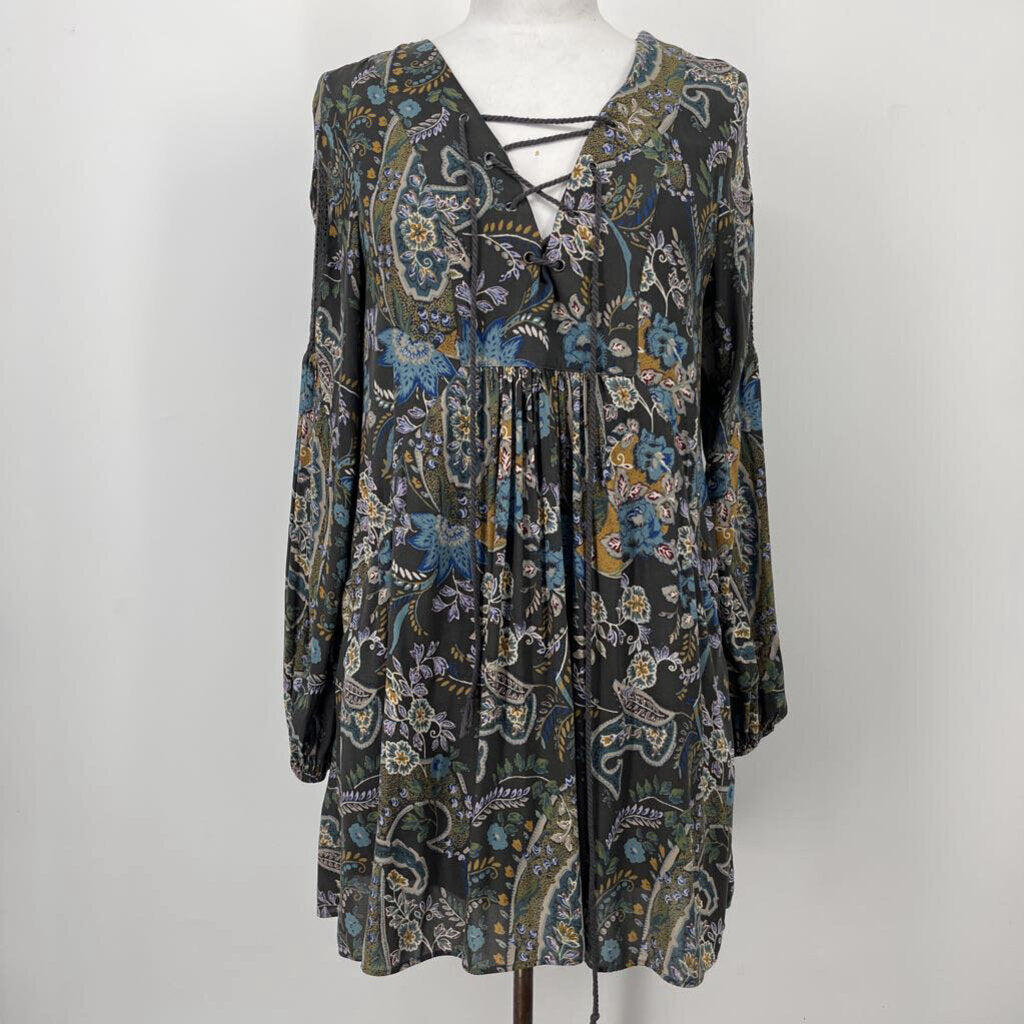 Free People L/s Floral Dress