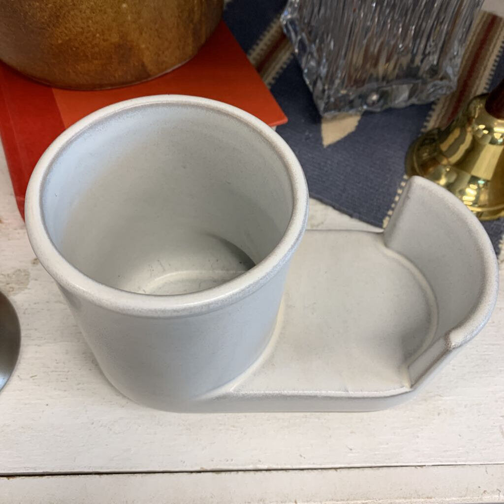 Ceramic Candle & Planter Pot