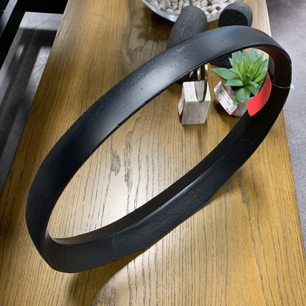 CB2 Metal Ring Sculpture