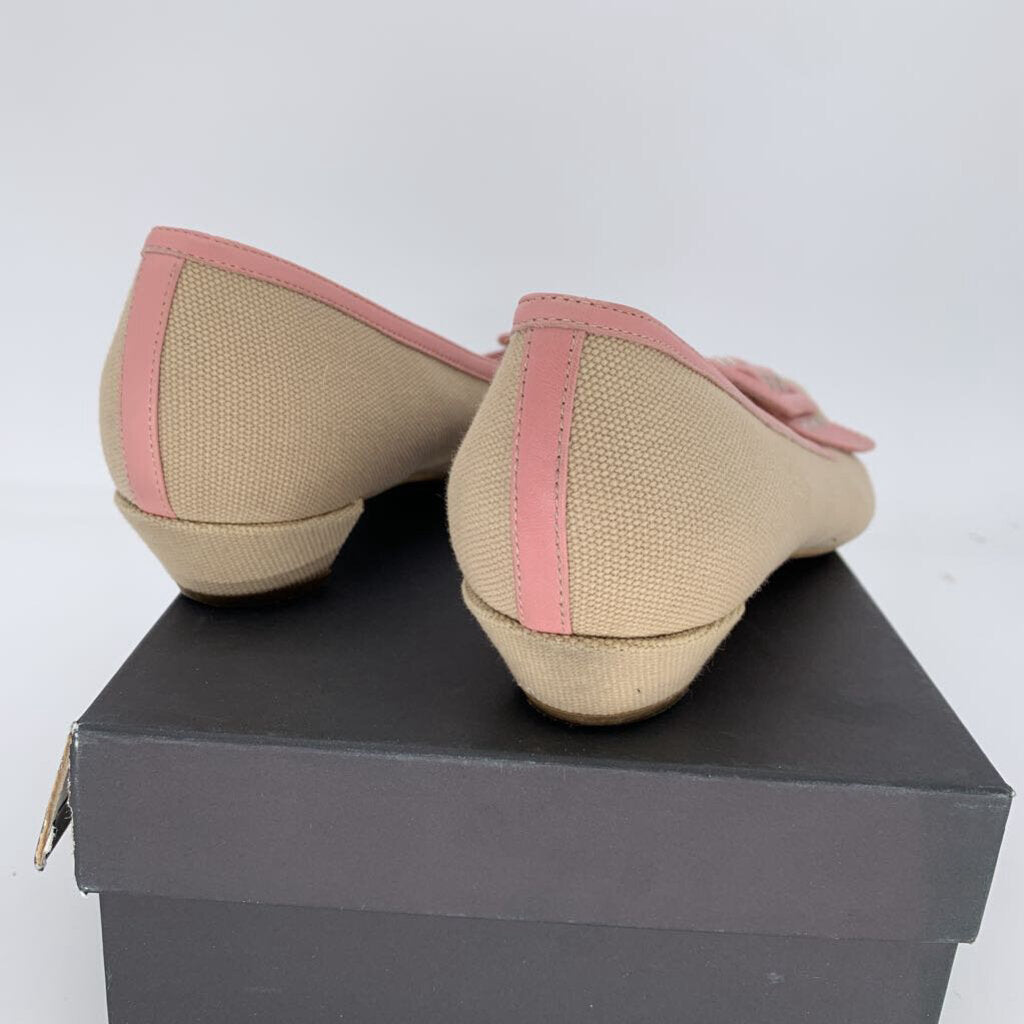 Burberry Canvas Kitten heels
