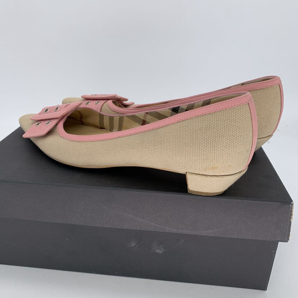 Burberry Canvas Kitten heels