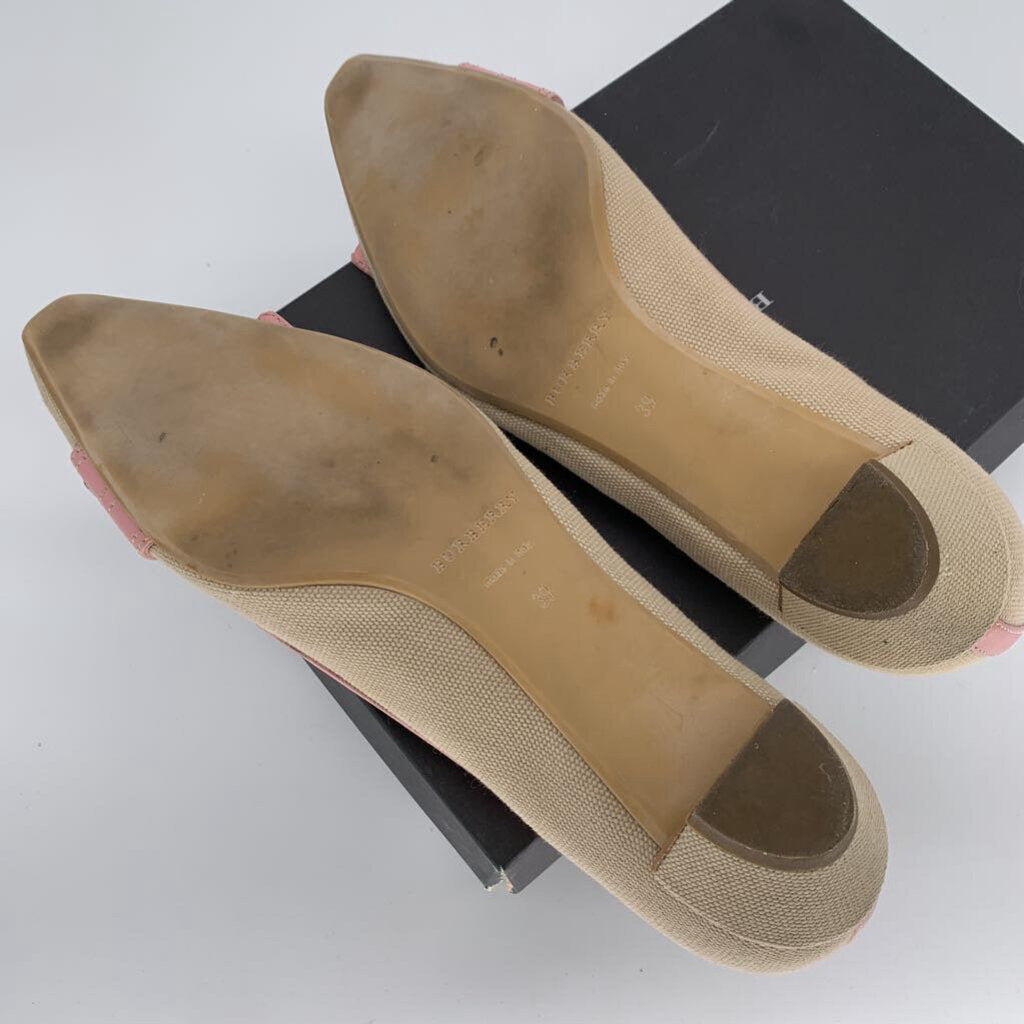 Burberry Canvas Kitten heels