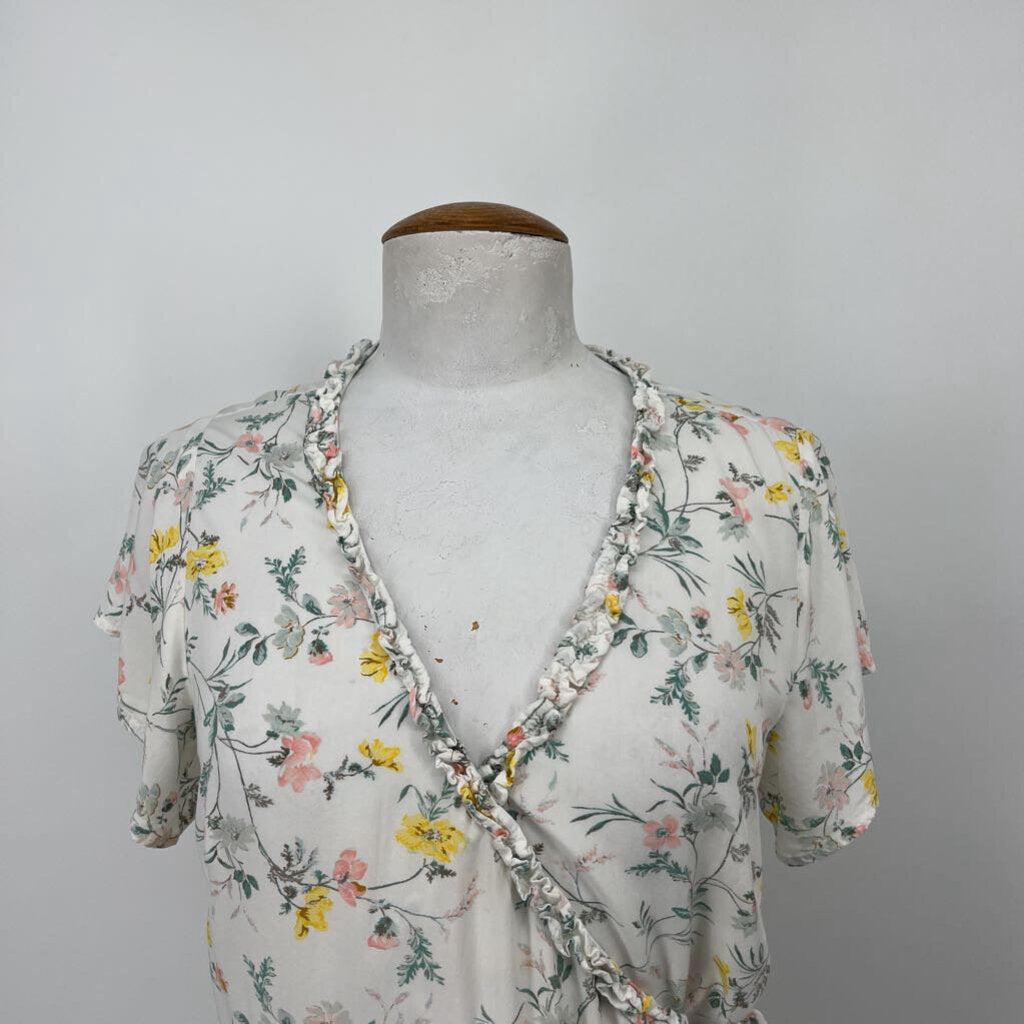 Loft S/s Floral Dress