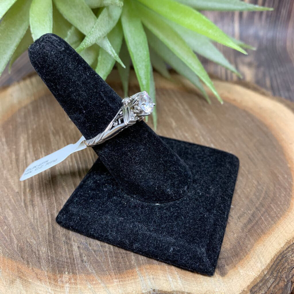 14k WG CZ Ring