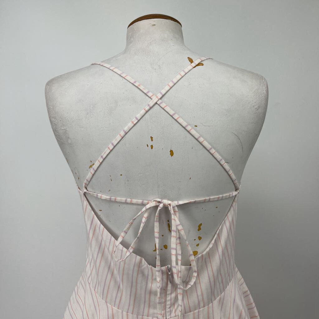 Lulu's Stripe Halter Dress