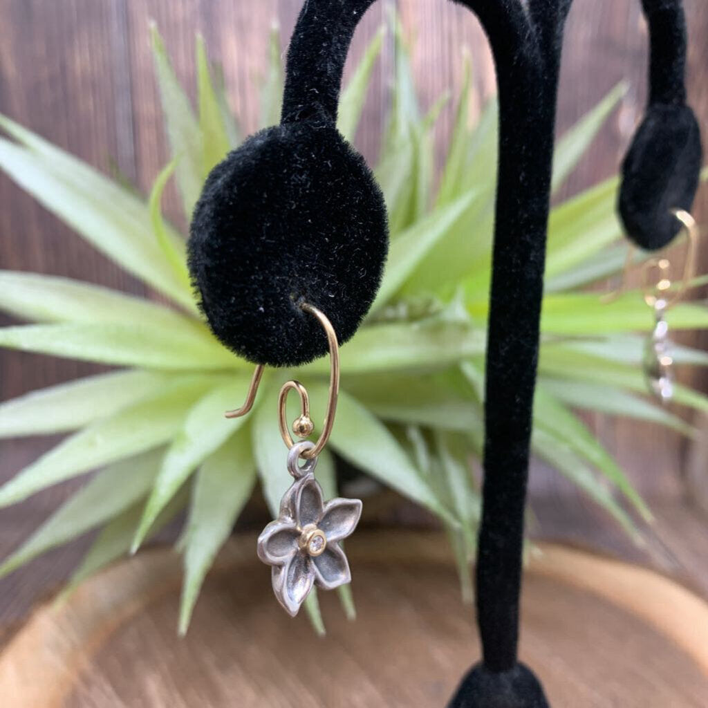 Pandora Flower Earrings