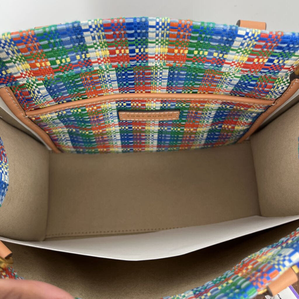 Tory Burch Plaid Tote