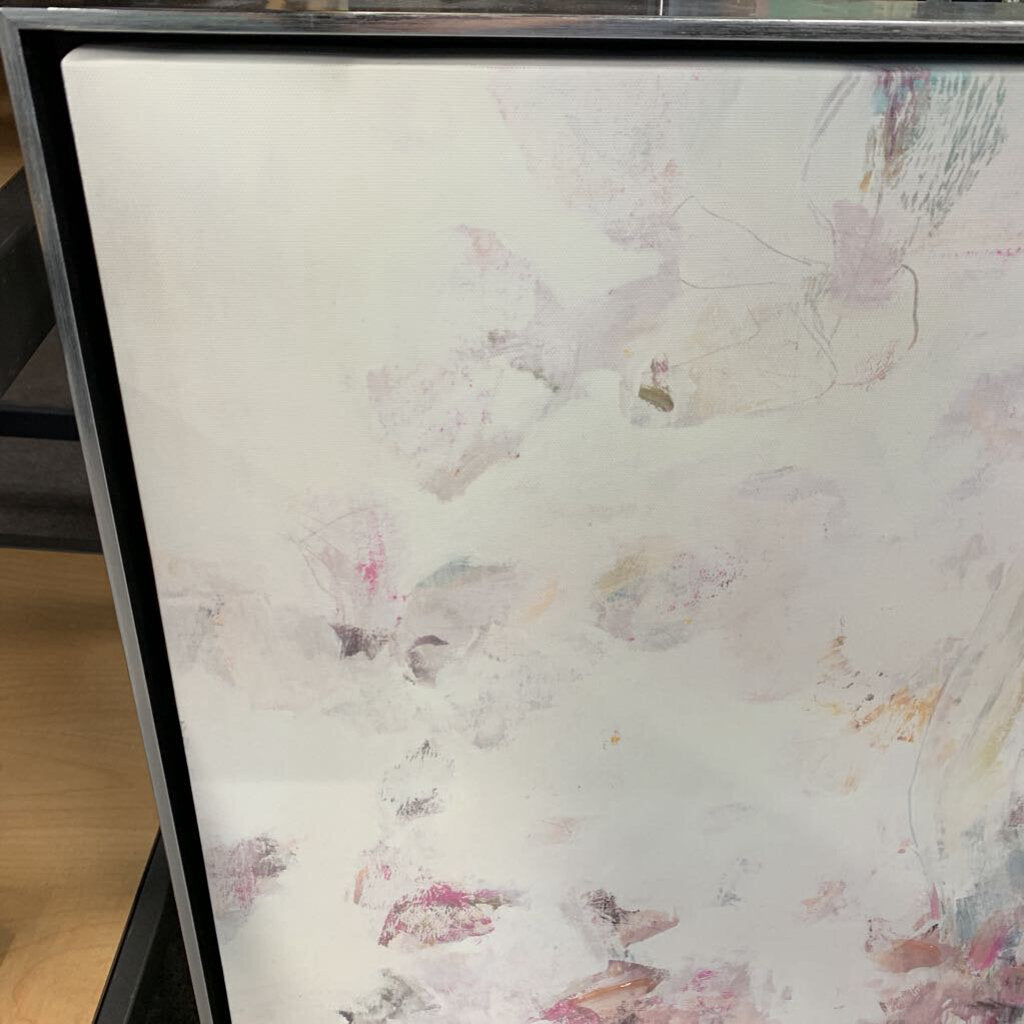 Textured Framed Canvas Art