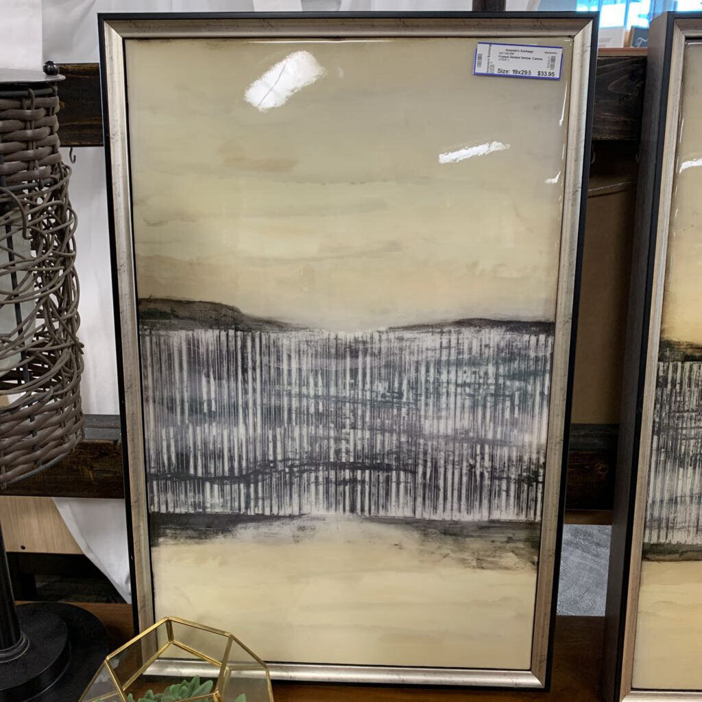 Framed Divided Horizon Canvas