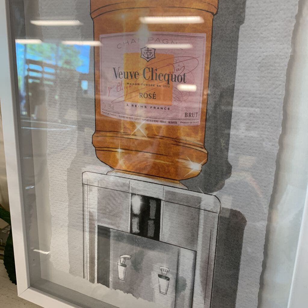 Framed Rose Water Cooler Print