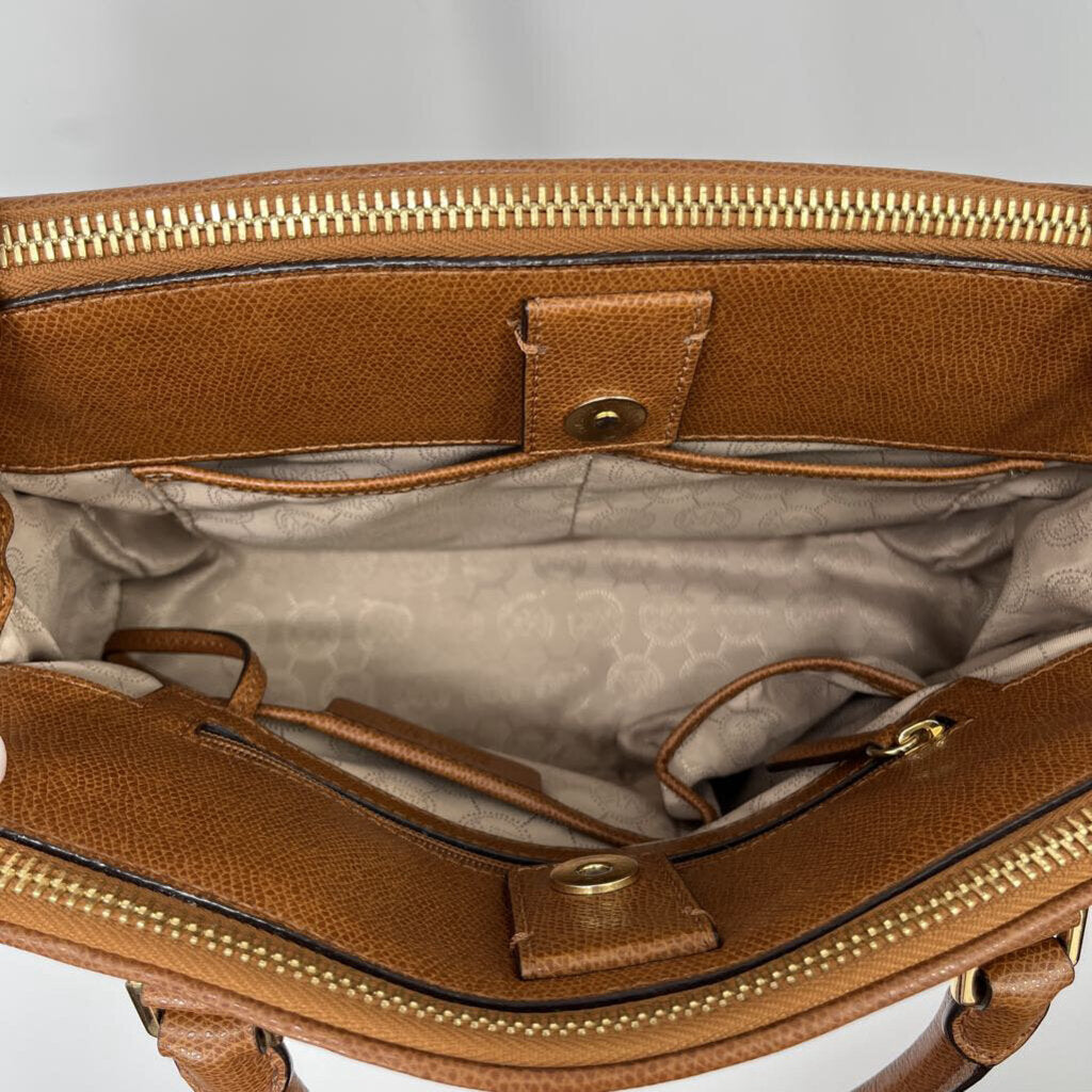 MK Leather Satchel