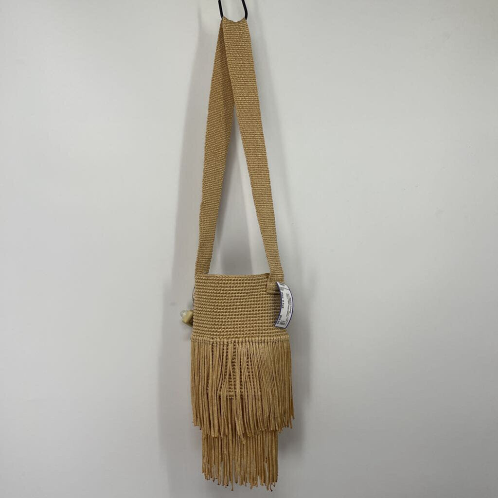 Arte & Tejido Fringed Bucket Bag