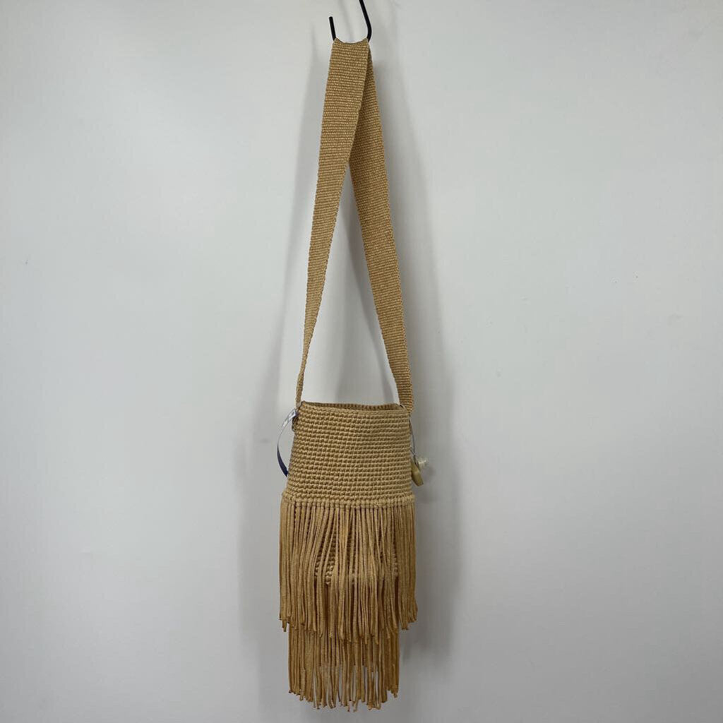 Arte & Tejido Fringed Bucket Bag
