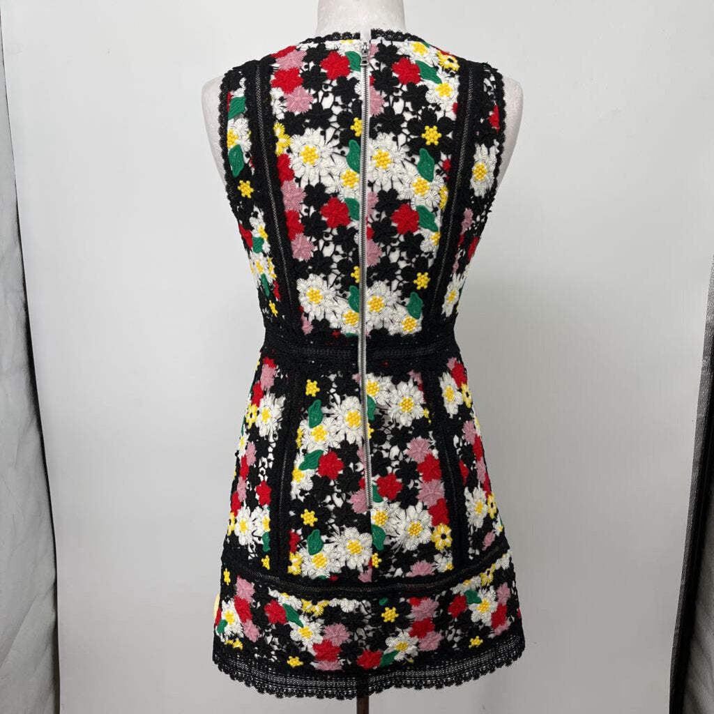 Alice + Olivia Slvls Crochet Dress
