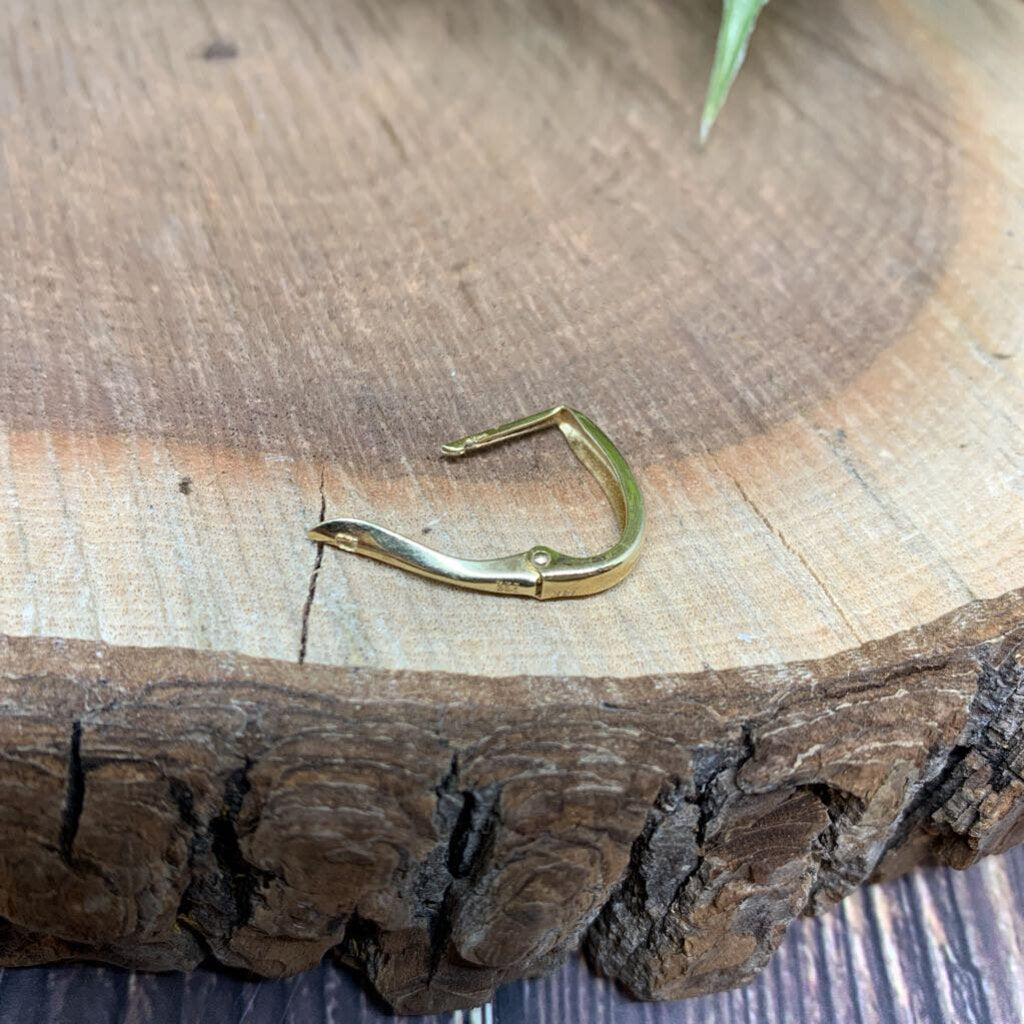 14k Oval Hoop Errngs