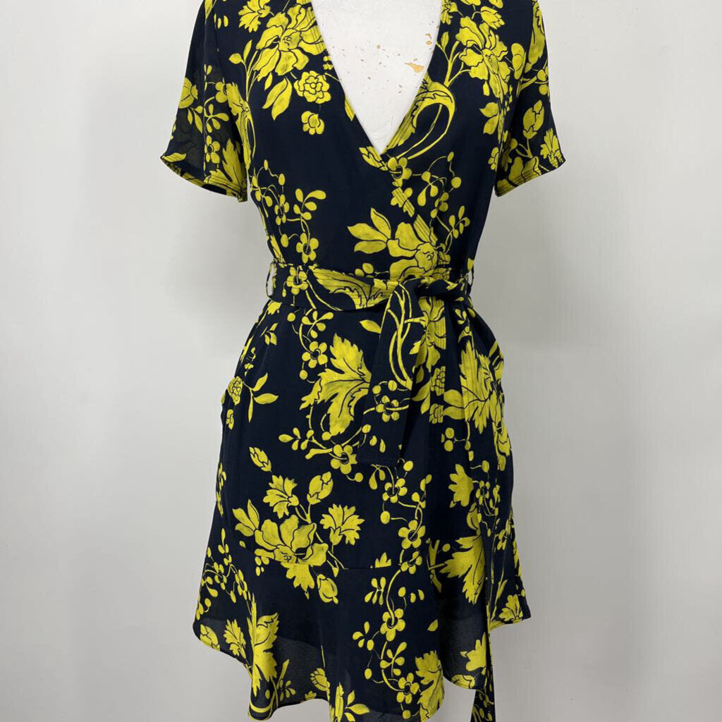 A.L.C. S/s Floral Silk Dress