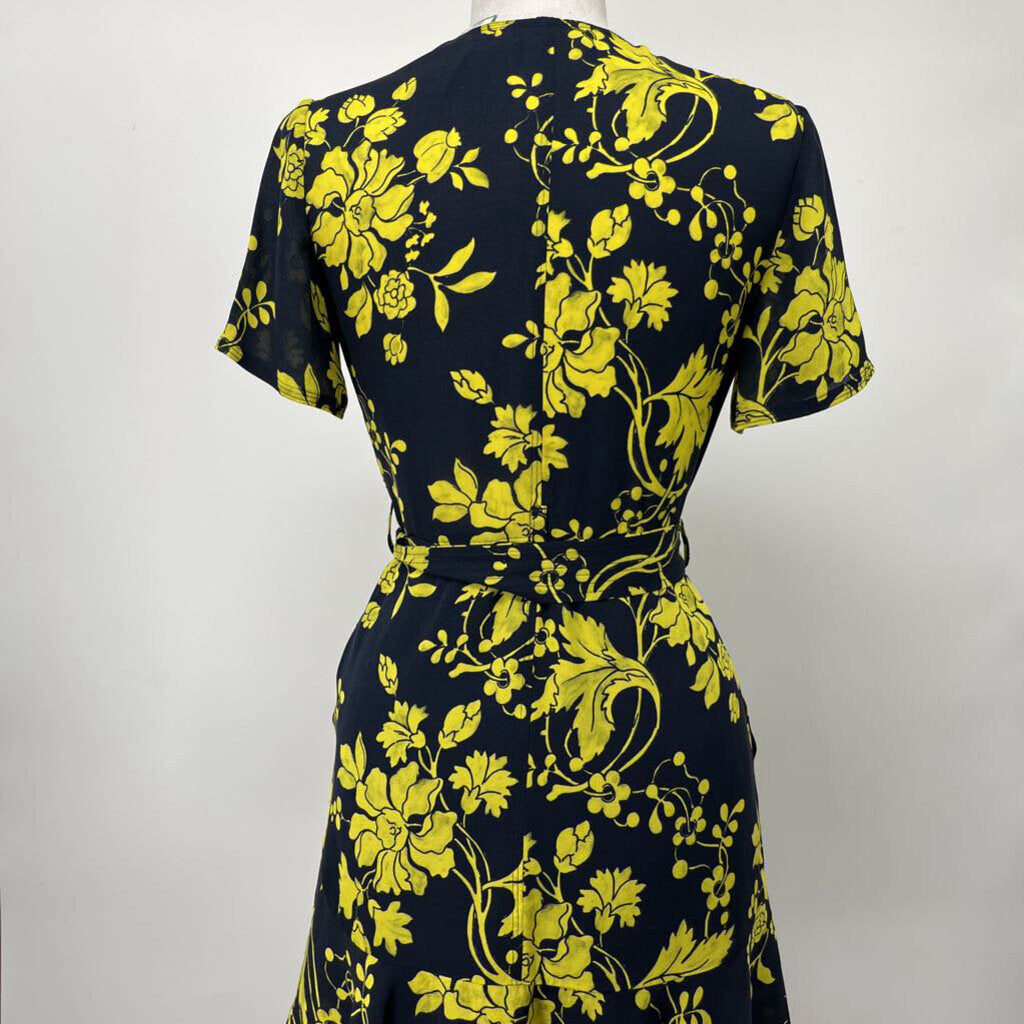 A.L.C. S/s Floral Silk Dress