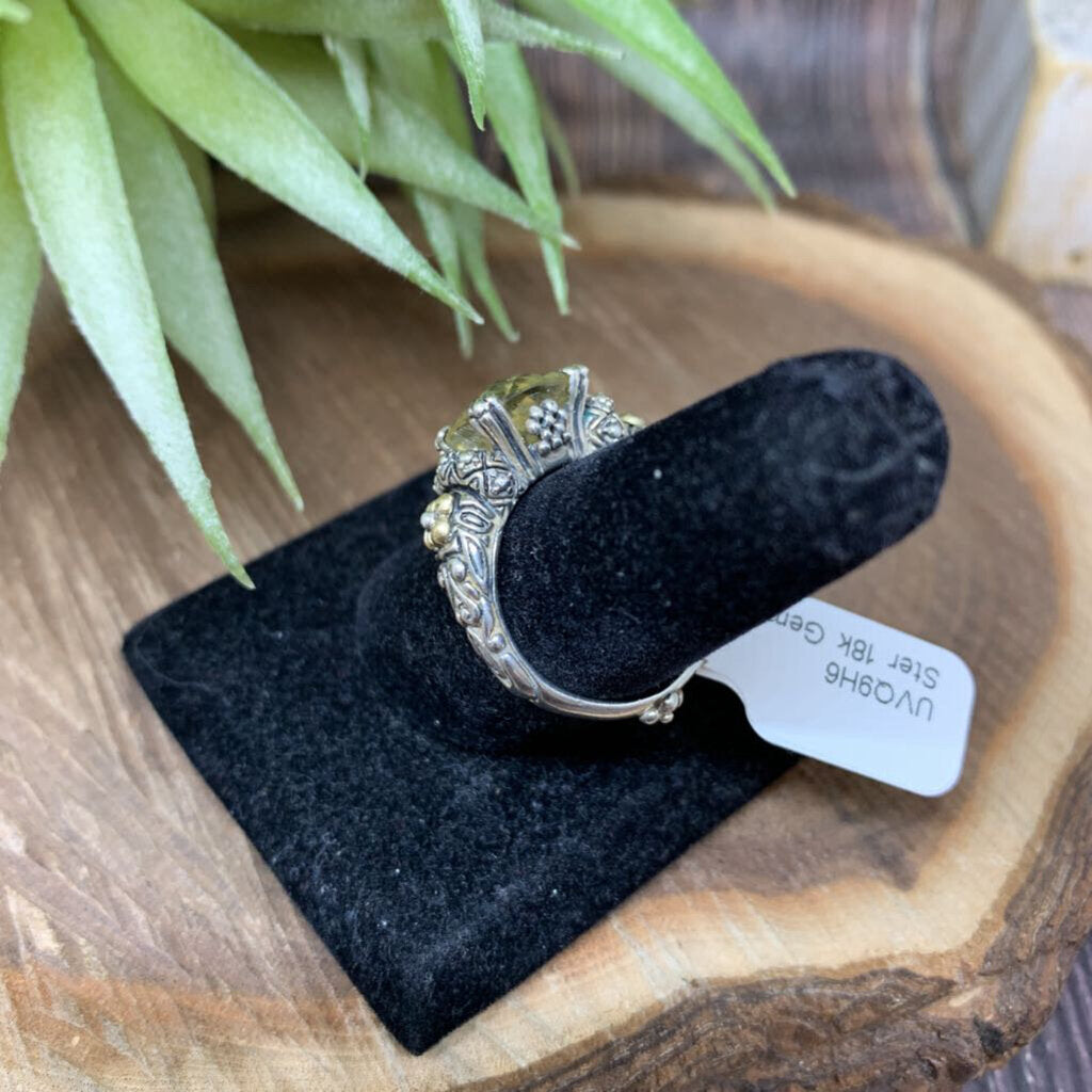 Barbara Bixby Ster/18k Gem Ring