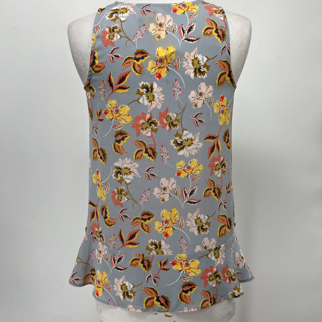 Loft Sleeveless Floral Shirt
