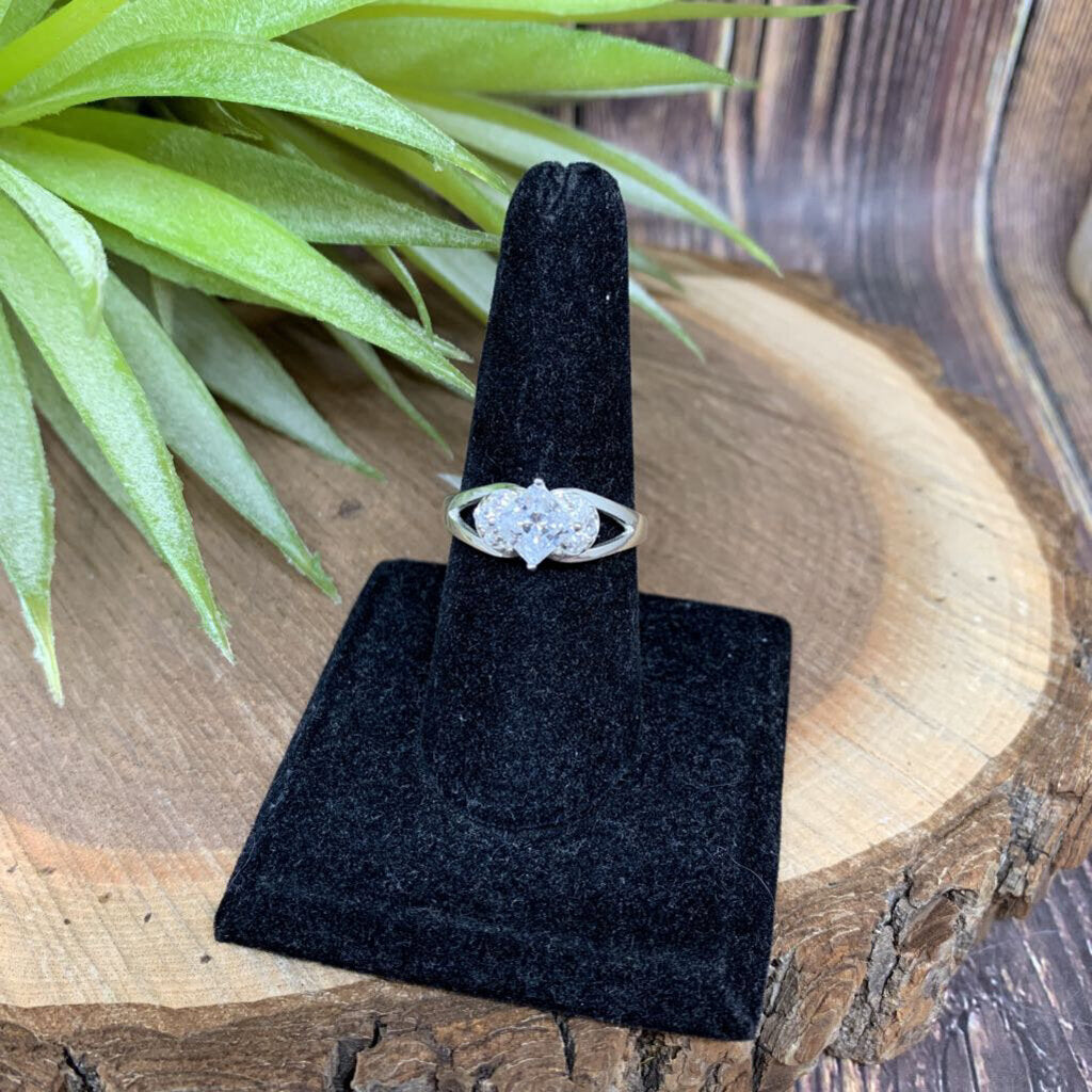 Sterling & CZ Ring