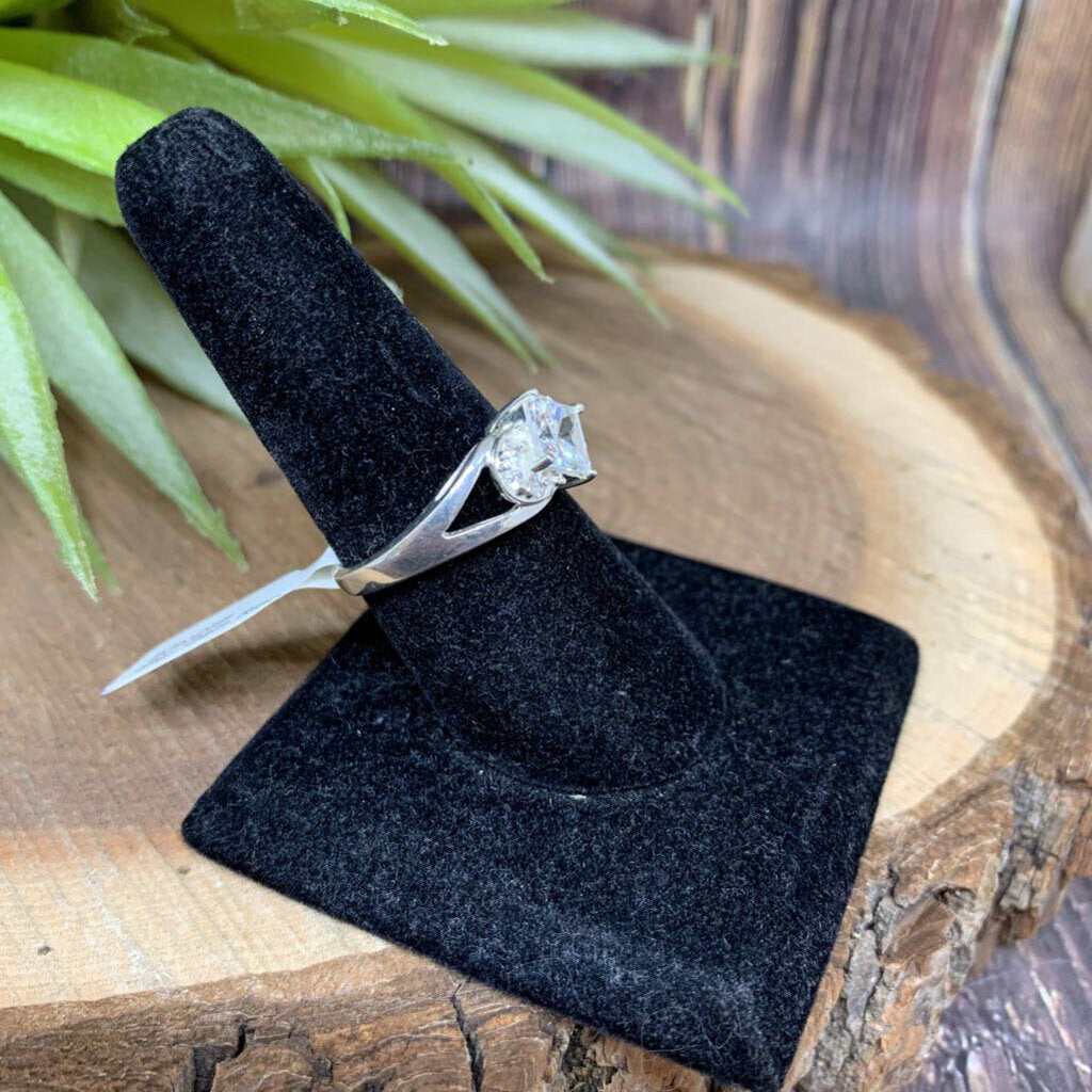Sterling & CZ Ring