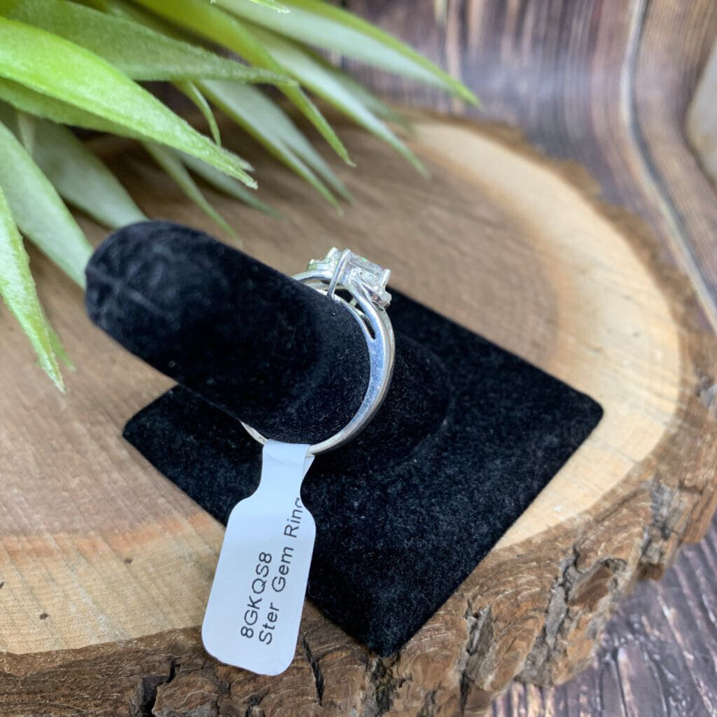 Sterling & CZ Ring