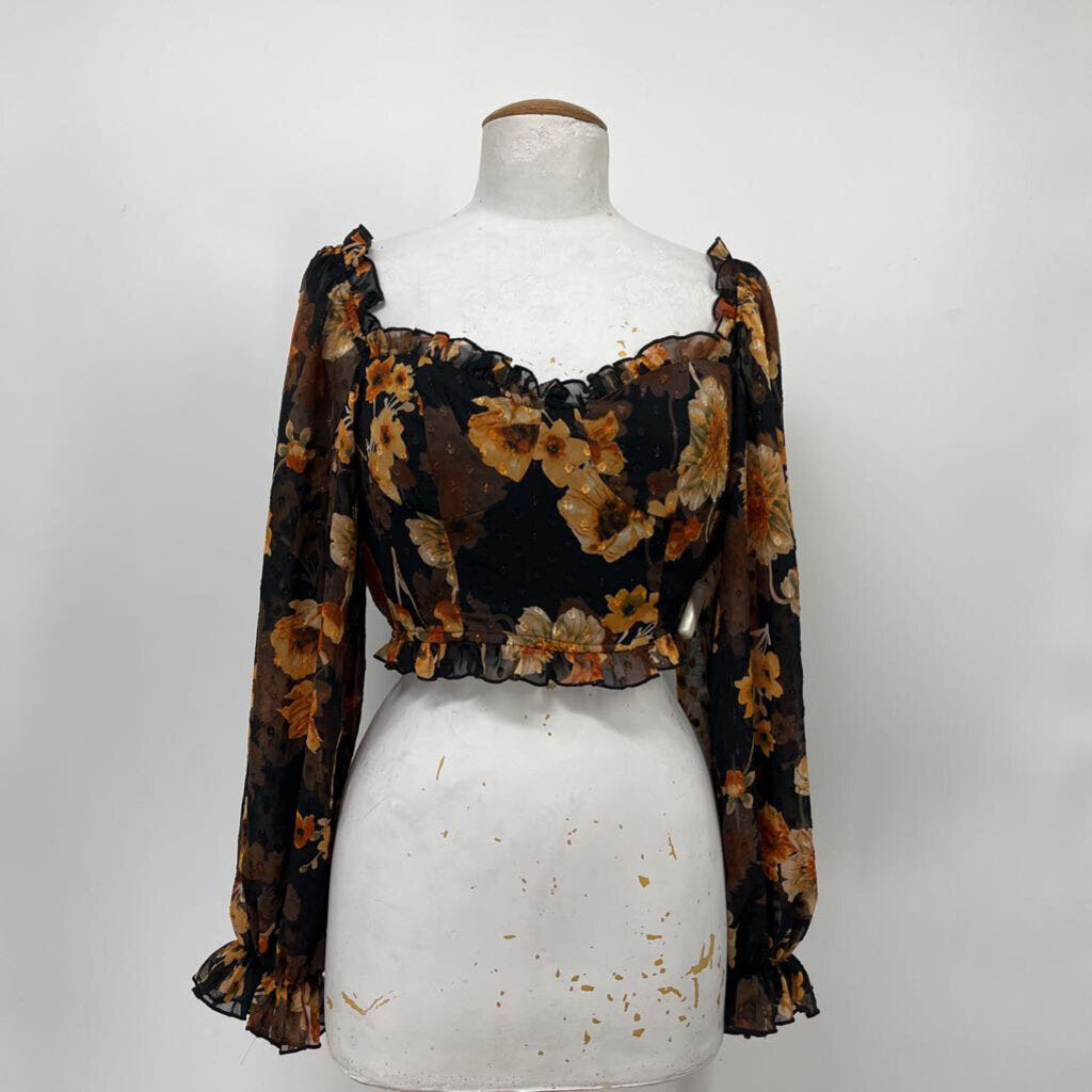 Lulu's L/s Floral Shirt/Skirt