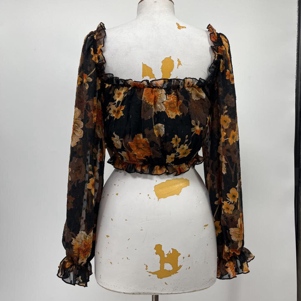 Lulu's L/s Floral Shirt/Skirt