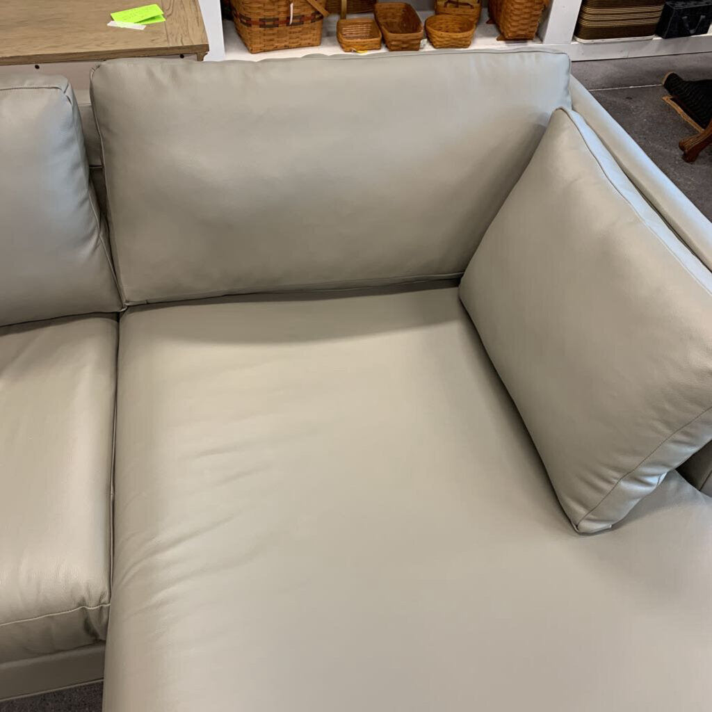 Massoud Leather Sectional