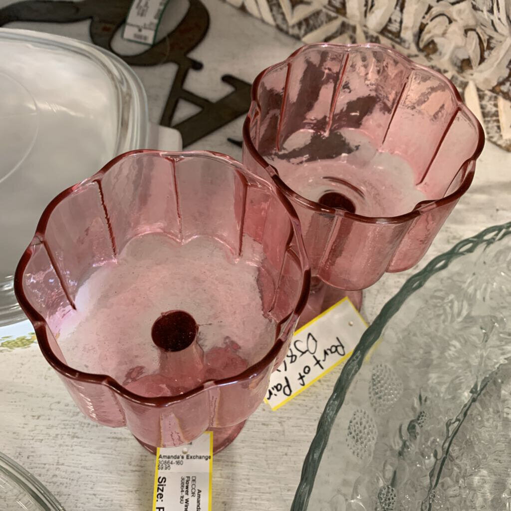 Flower Wine Glasses