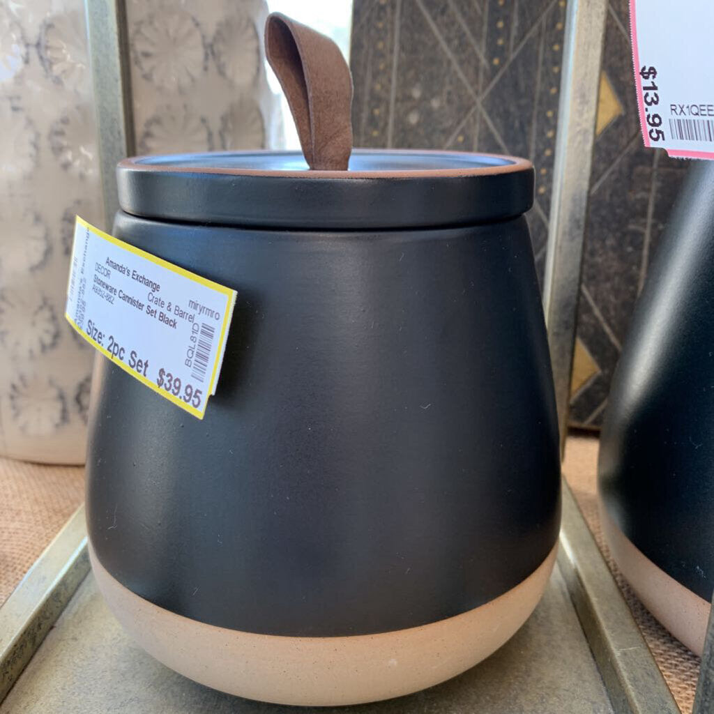 Stoneware Cannister Set