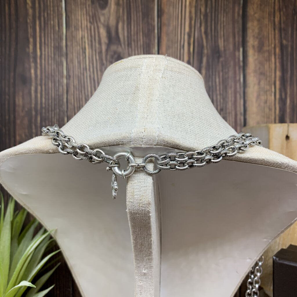 Patricia Nash Leather Pendant Necklace