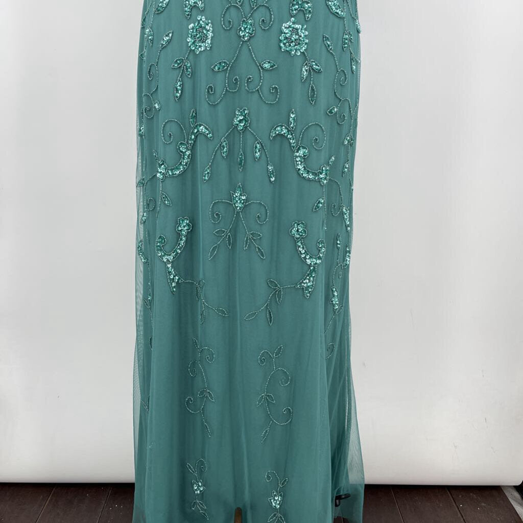Papell Studio S/s Beaded Dress