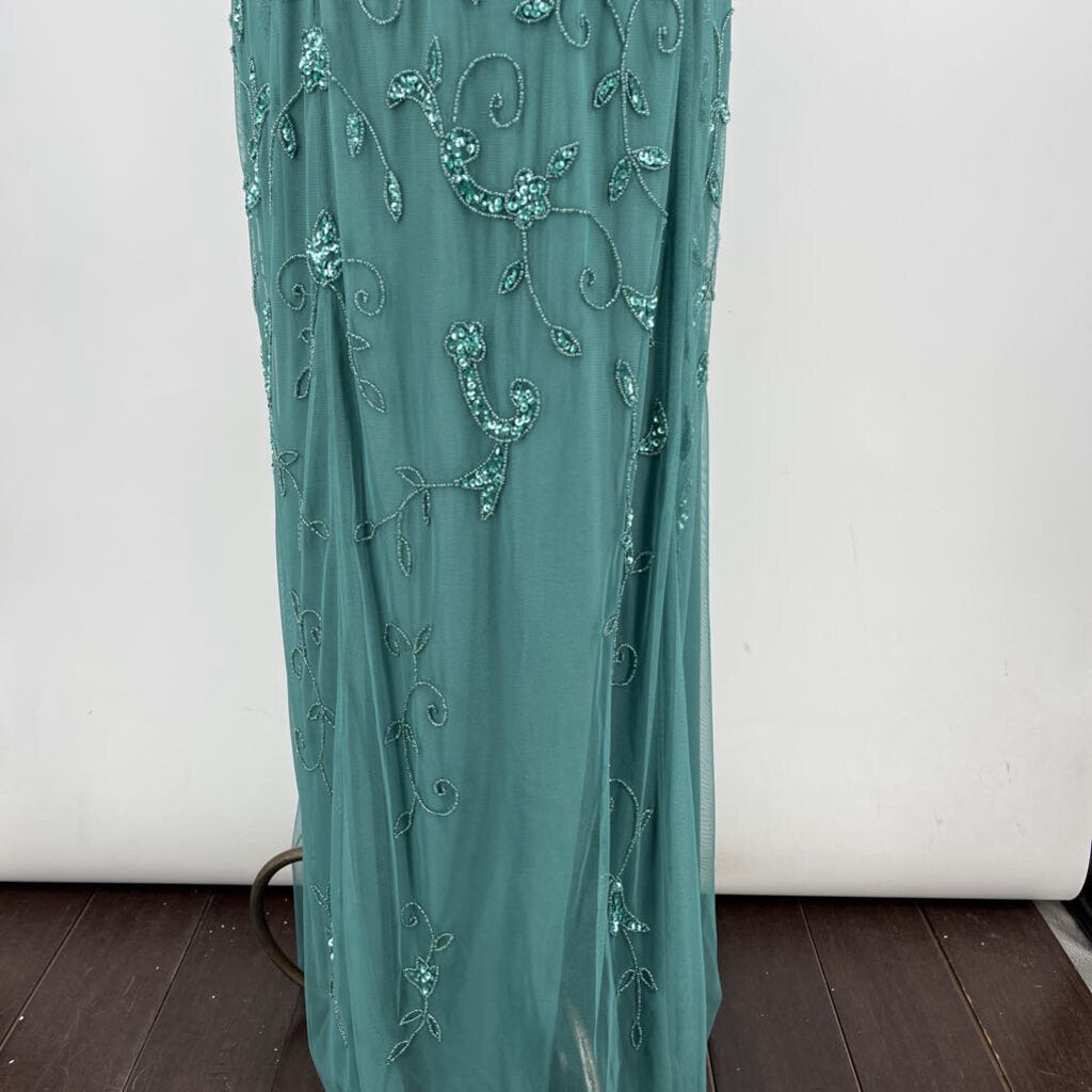 Papell Studio S/s Beaded Dress