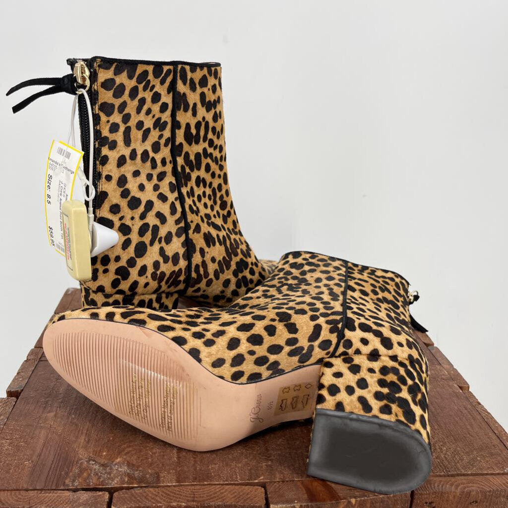 J. Crew Animal Print Boots