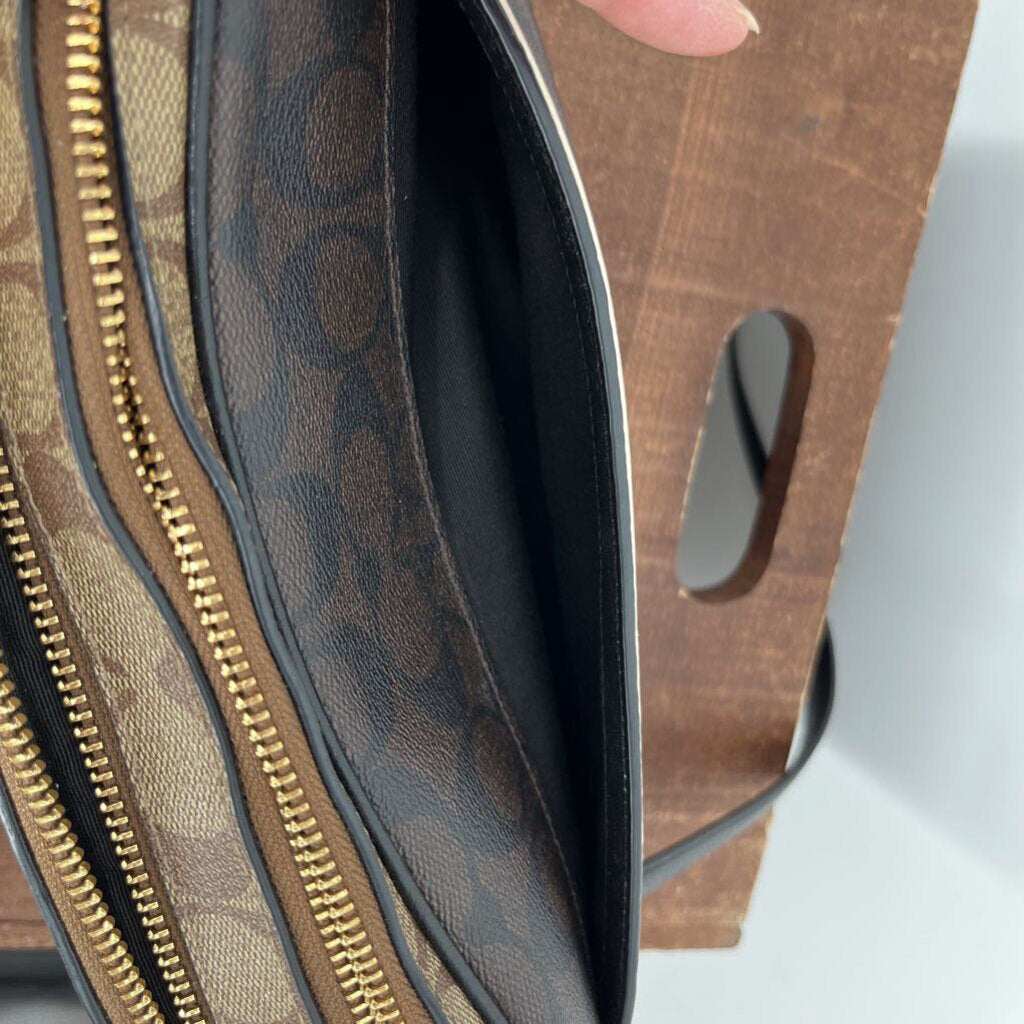 Coach Color-Block Signature Crossbody